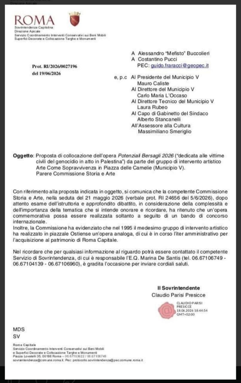 delibera comune di roma